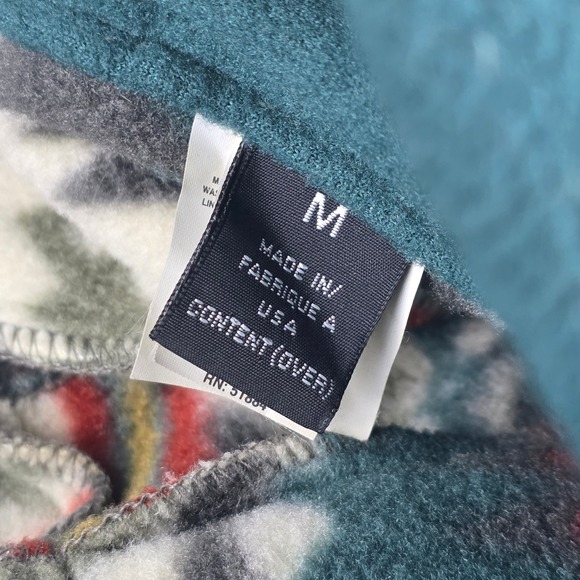 Patagonia Synchilla USA Made Vintage Fleece Duckbill 5 Panel Hat Cap Retro Aztec - Picture 5 of 8